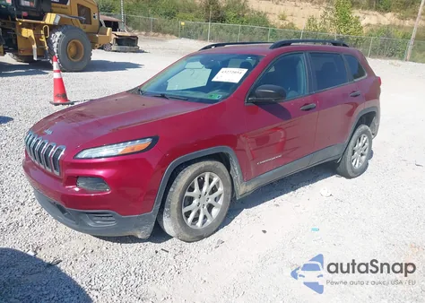 2017 Jeep Cherokee Sport 4X4 из США, поврежденный, VIN 1C4PJMAB3HW597043